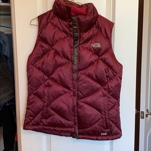 Women’s North Face down vest